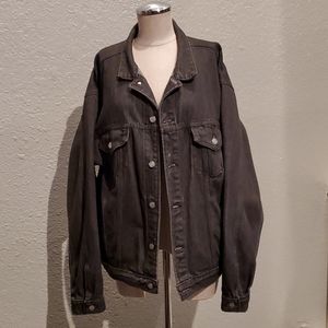 VINTAGE Harley Davidson Black Denim Jacket